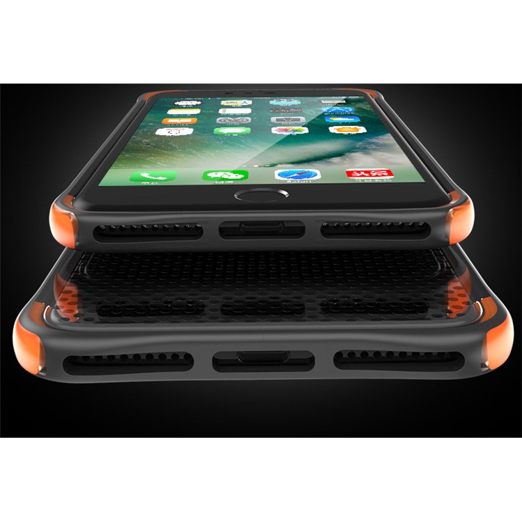 BOW Drop-proof Shock Absorption TPU Case for iPhone 7 - Black-6