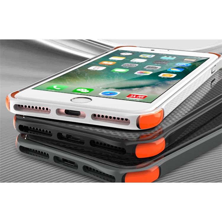 BOW Drop-proof Shock Absorption TPU Case for iPhone 7 - Black-7