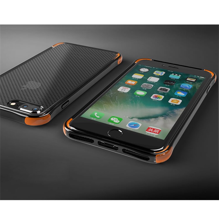 BOW Drop-proof Shock Absorption TPU Case for iPhone 7 Plus - Black-1