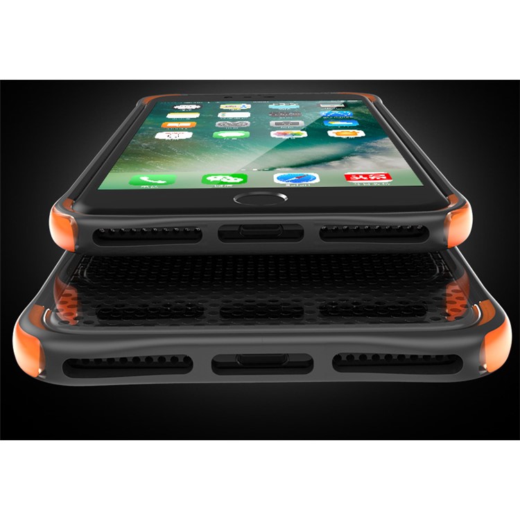 BOW Drop-proof Shock Absorption TPU Case for iPhone 7 Plus - Black-6