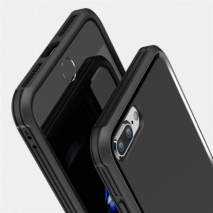 BOW Anti-fingerprint Matte Soft TPU Case for iPhone 7 - Black-6