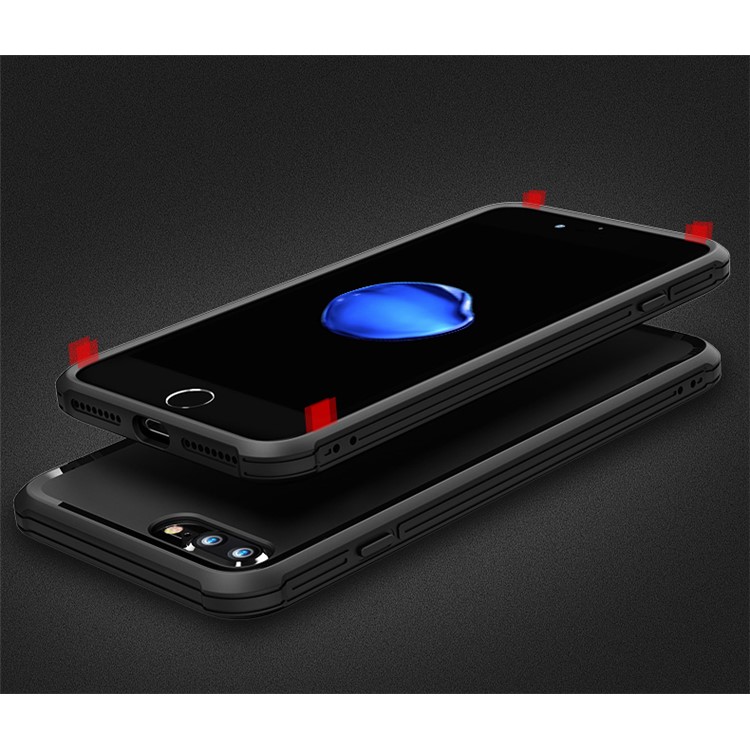 BOW Anti-fingerprint Matte Soft TPU Case for iPhone 7 - Black-8
