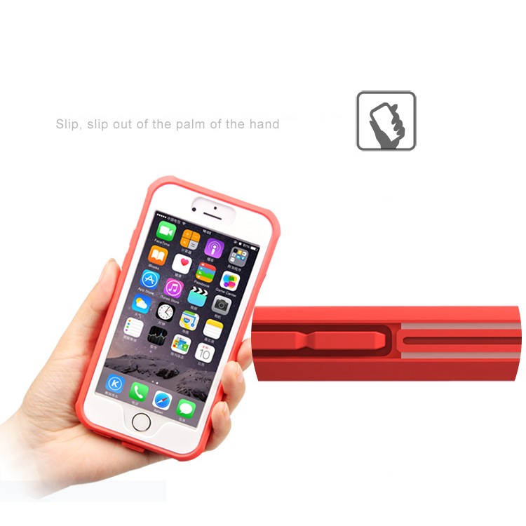 BOW Wrapped Snap-on Drop-proof TPU Case for iPhone 6s Plus / 6 Plus - Black-9
