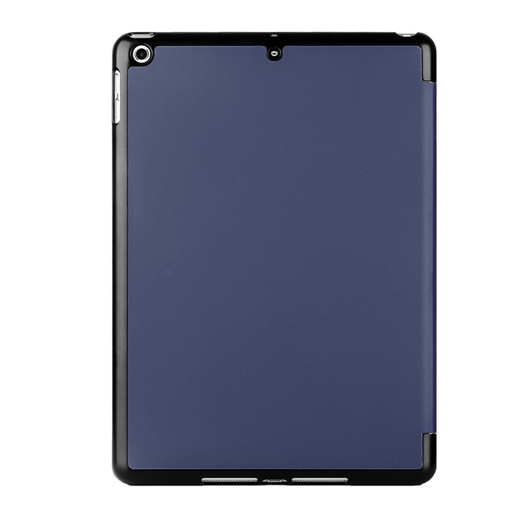 Tri-fold Smart Leather Stand Case Accessory for iPad 9.7-inch (2017) - Dark Blue-2