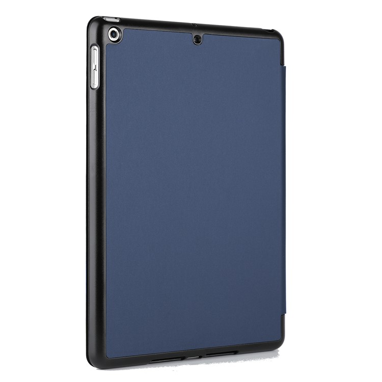 Tri-fold Smart Leather Stand Case Accessory for iPad 9.7-inch (2017) - Dark Blue-8