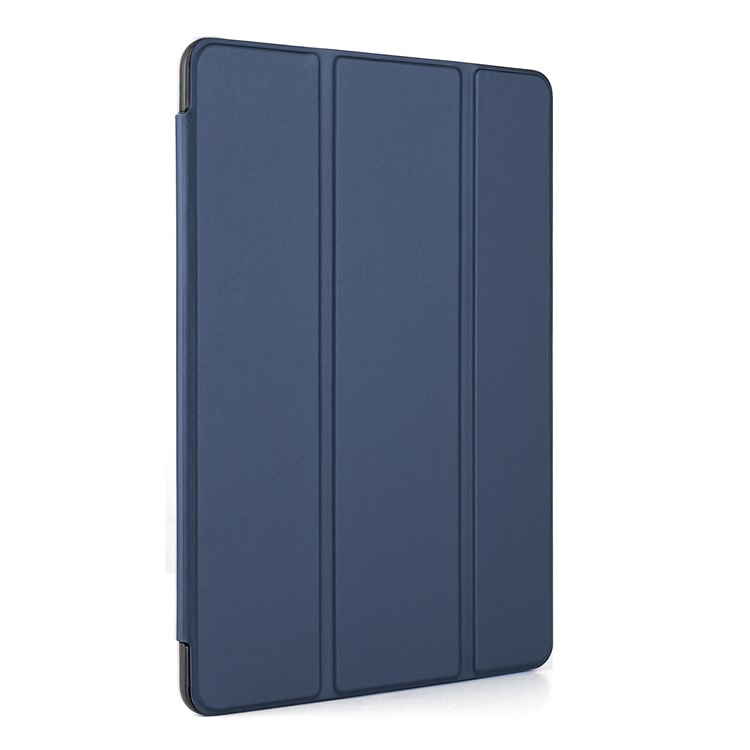 Tri-fold Smart Leather Stand Case Accessory for iPad 9.7-inch (2017) - Dark Blue-9