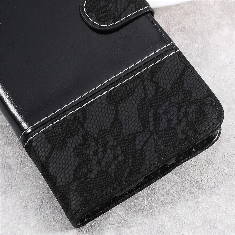 Dual-color Wallet Stand Leather Cell Phone Case for iPhone 6s Plus / 6 Plus - Black / Grey-7