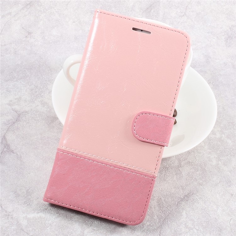Contrast Color Leather Wallet Stand Mobile Casing For Iphone 6s Plus Contrast Color Leather Wallet Stand Mobile Casing For Iphone 6s Plus 6 Rose