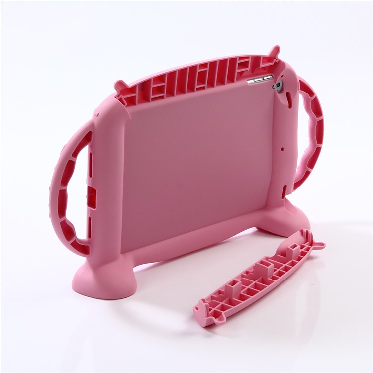 3D Cute Baby Monster Shockproof Kids Silicone Case Cover for iPad 9.7-inch (2017) - Pink-7