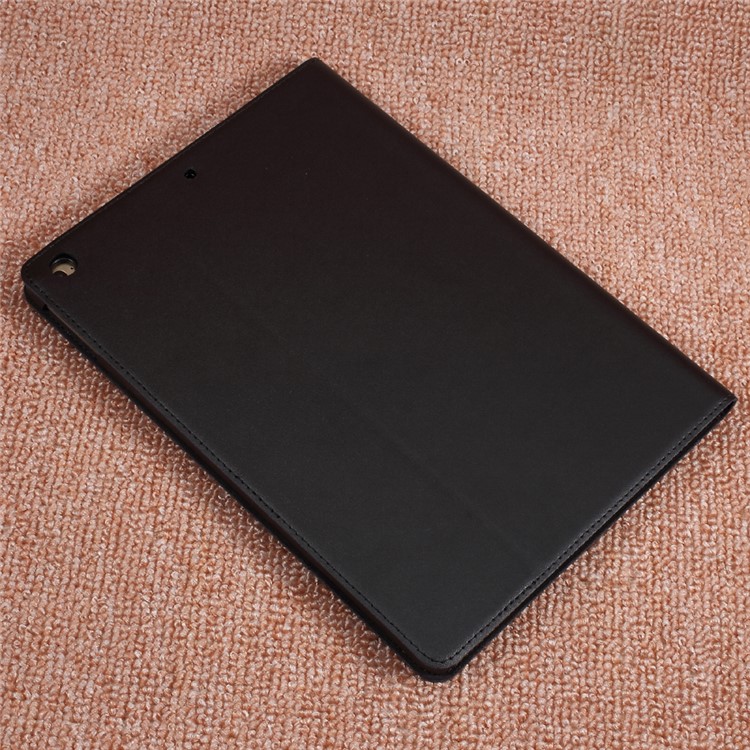 DOORMOON Genuine Leather Smart Case for iPad 9.7 (2018) / 9.7 (2017) - Black-3