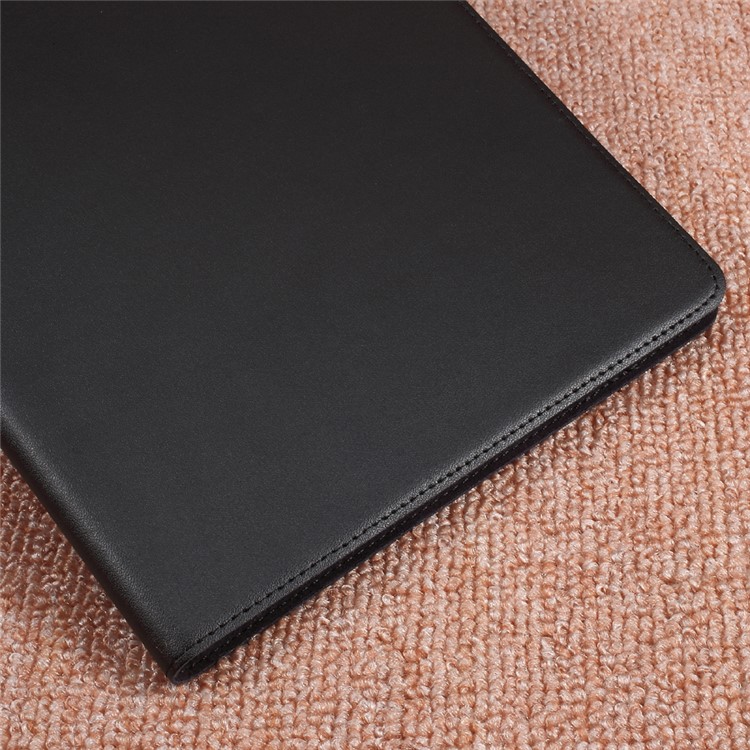 DOORMOON Genuine Leather Smart Case for iPad 9.7 (2018) / 9.7 (2017) - Black-5