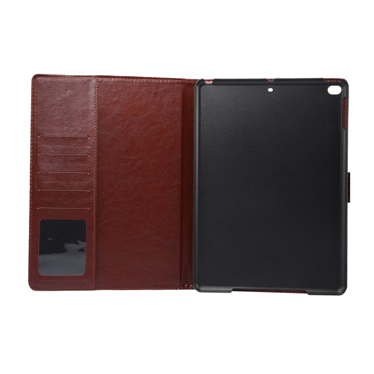 Jeans Tuch PU Leder Schutz Stand Shell mit Card Slots für iPad 9,7 Zoll (2017) / iPad Air 2 / iPad Air - Schwarz Blau-7