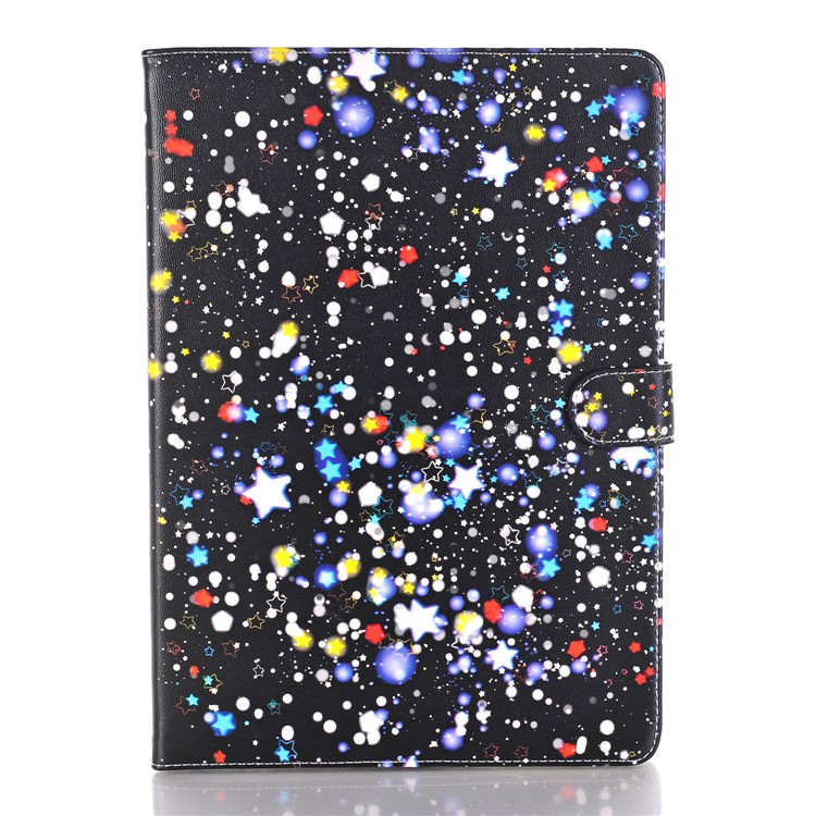 Starry Sky Pattern Wallet Stand Leather Smart Case Accessory for iPad Air 2 - Blue-1