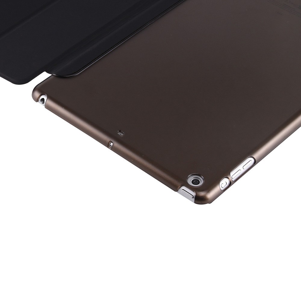 Tri-fold Stand Smart Sleep Leather Cover for iPad 9.7 (2018) / 9.7 (2017) - Black-7