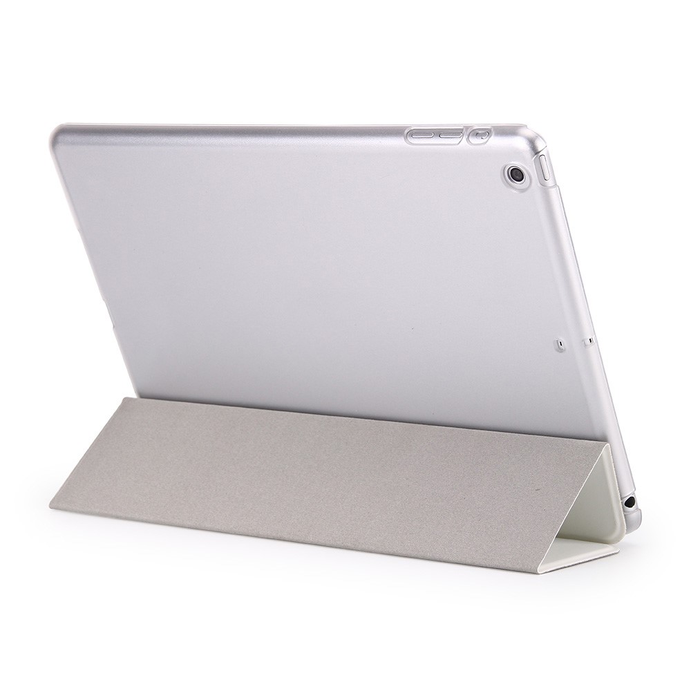 Tri-fold Stand Awakening Smart Leather Case for iPad 9.7 (2018) / 9.7 (2017) - White-3