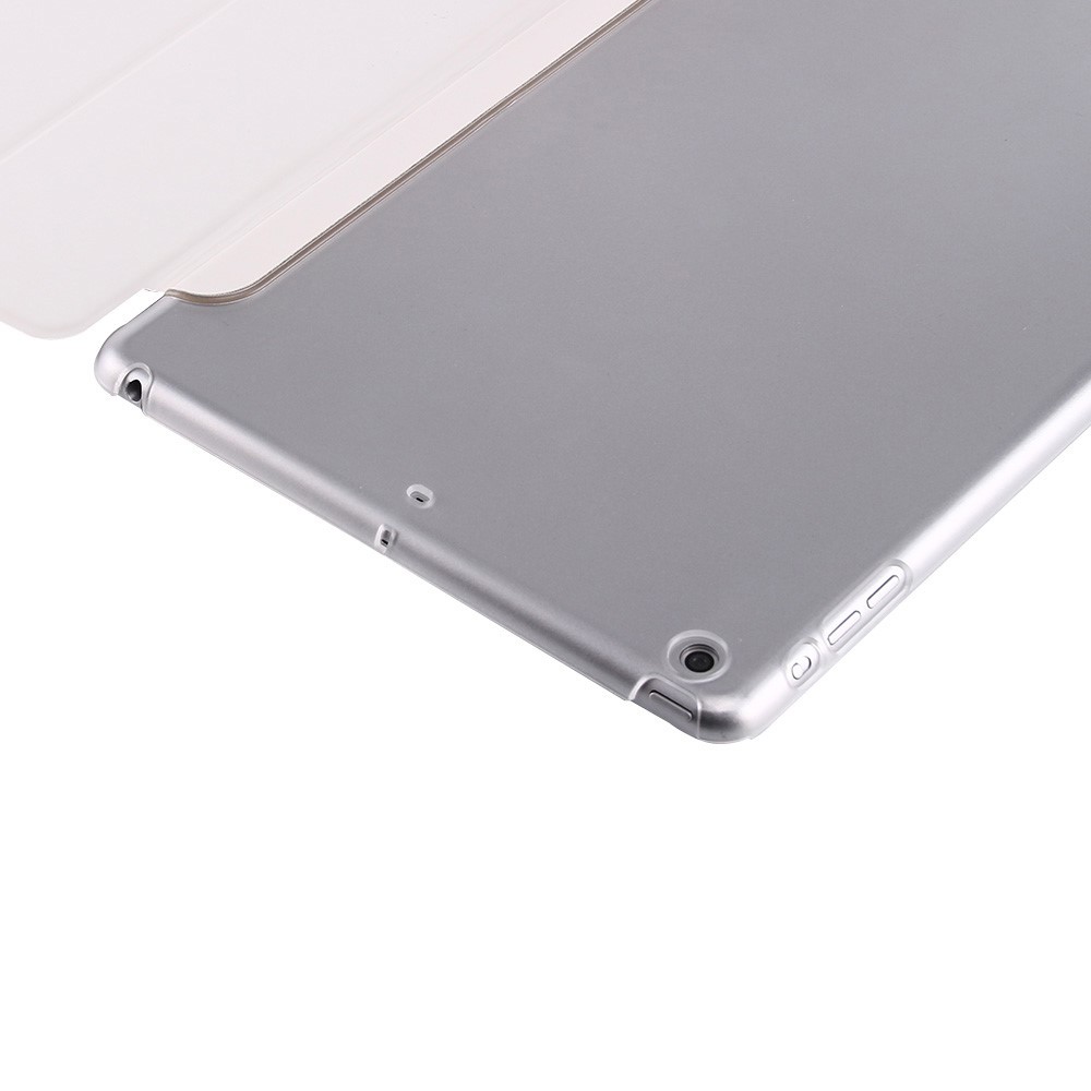 Tri-fold Stand Awakening Smart Leather Case for iPad 9.7 (2018) / 9.7 (2017) - White-7