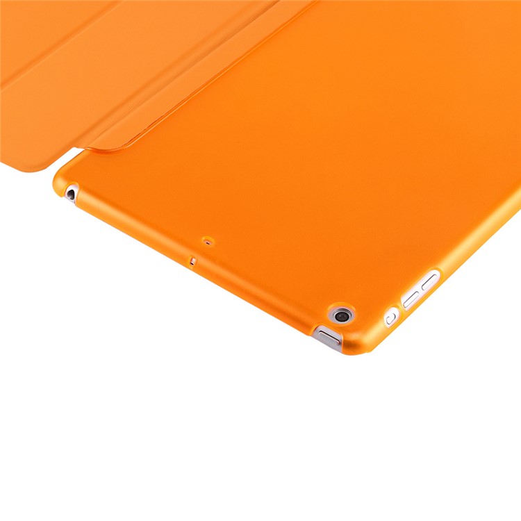 Tri-fold Stand Smart Sleep Leather Tablet Cover for iPad 9.7 (2018) / 9.7 (2017) - Orange-7