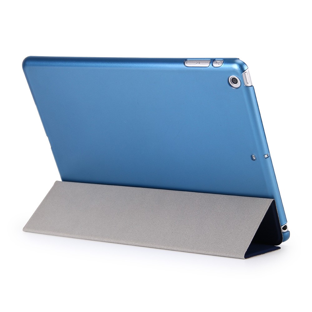 Custodia In Pelle Con Supporto Tri-fold Per Ipad Da 9,7 Pollici (2017) - Blu Scuro-3