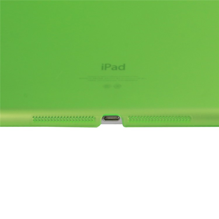 2-in-1 Tri-fold Smart Wake Sleep Leather Cover + PC Companion Case for iPad 9.7 (2018) / 9.7 (2017) - Green-9