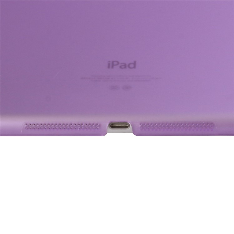 2-in-1 Tri-fold Smart Leather Front Cover + PC Companion Case for iPad 9.7 (2018) / 9.7 (2017) - Purple-9