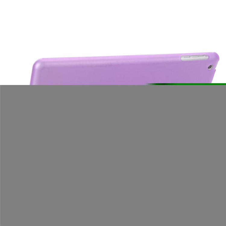 2-in-1 Origami Smart Leather Cover Stand + PC Companion Case for iPad 9.7 (2018) / 9.7 (2017) - Purple-4
