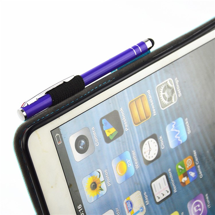 Pattern Printing Wallet Leather Stand Cover for iPad 9.7 (2017) - I'm Just A Leaf-7