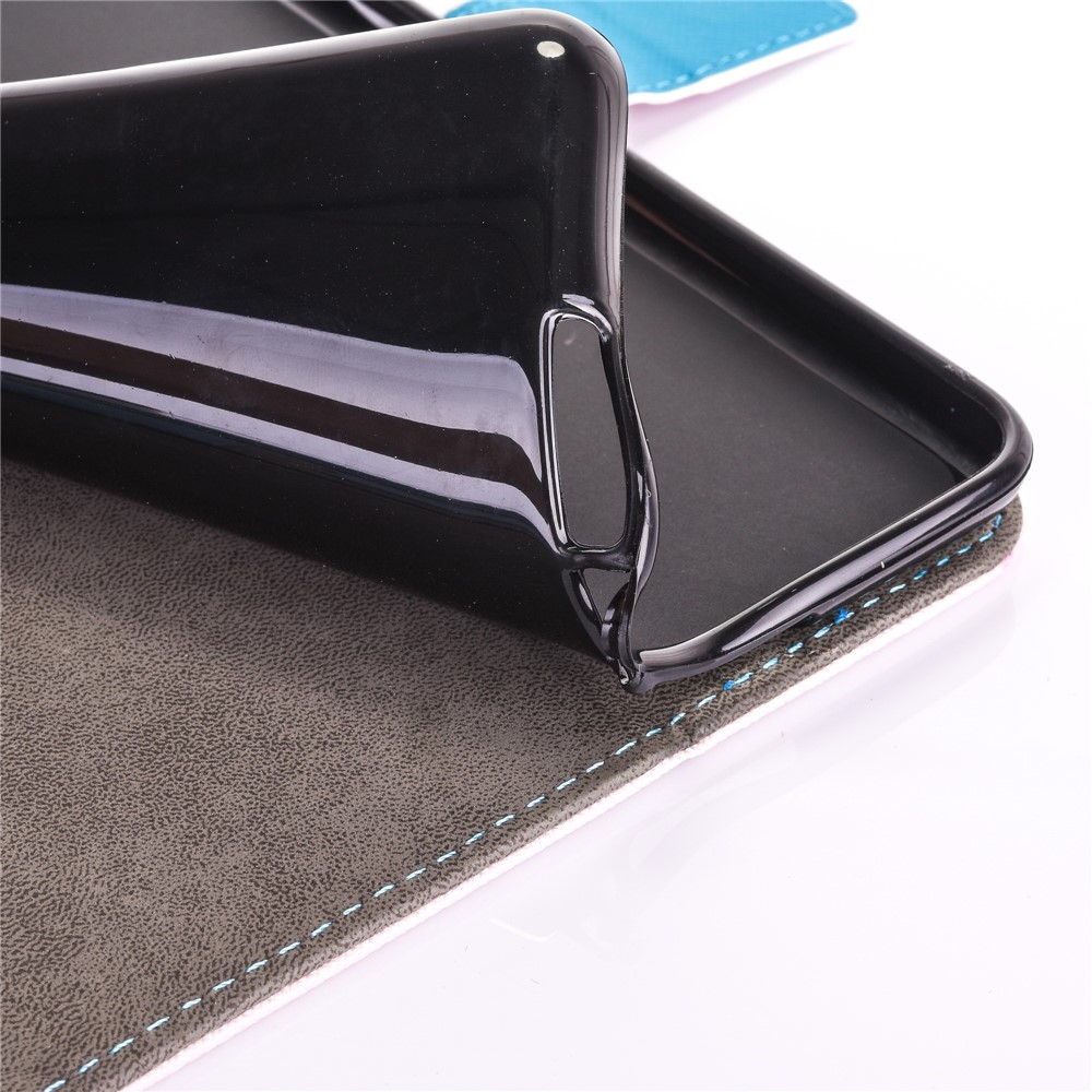 Pour IPad 9.7 (2018) / 9.7 (2017) Modèle D'impression Cuir Slot Slot Stand Shell - Deux Beaux Chats-6