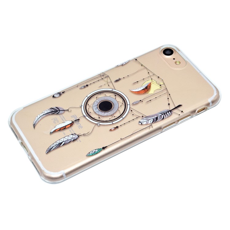 Pattern Printing TPU Soft Case for iPhone 7 - Dream Catcher-2