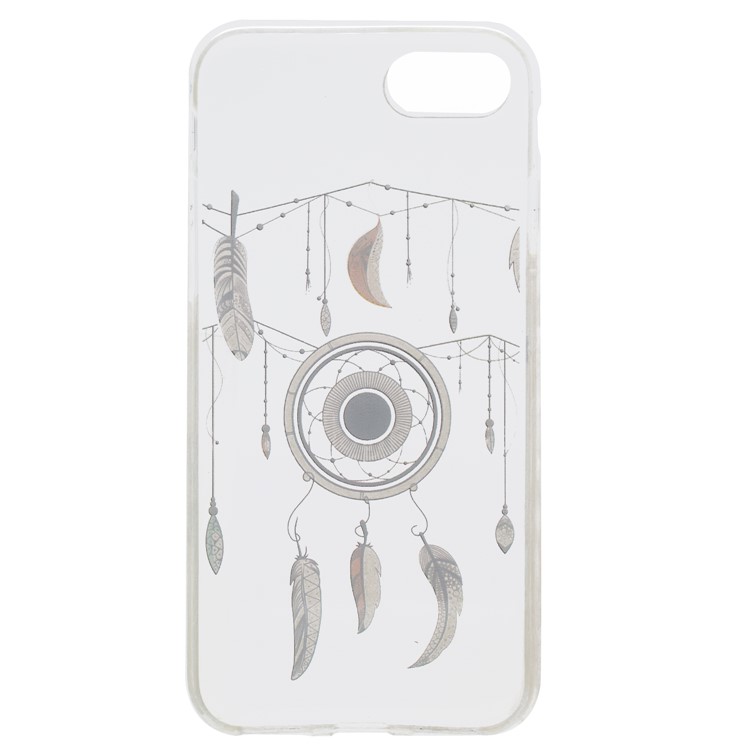 Pattern Printing TPU Soft Case for iPhone 7 - Dream Catcher-4