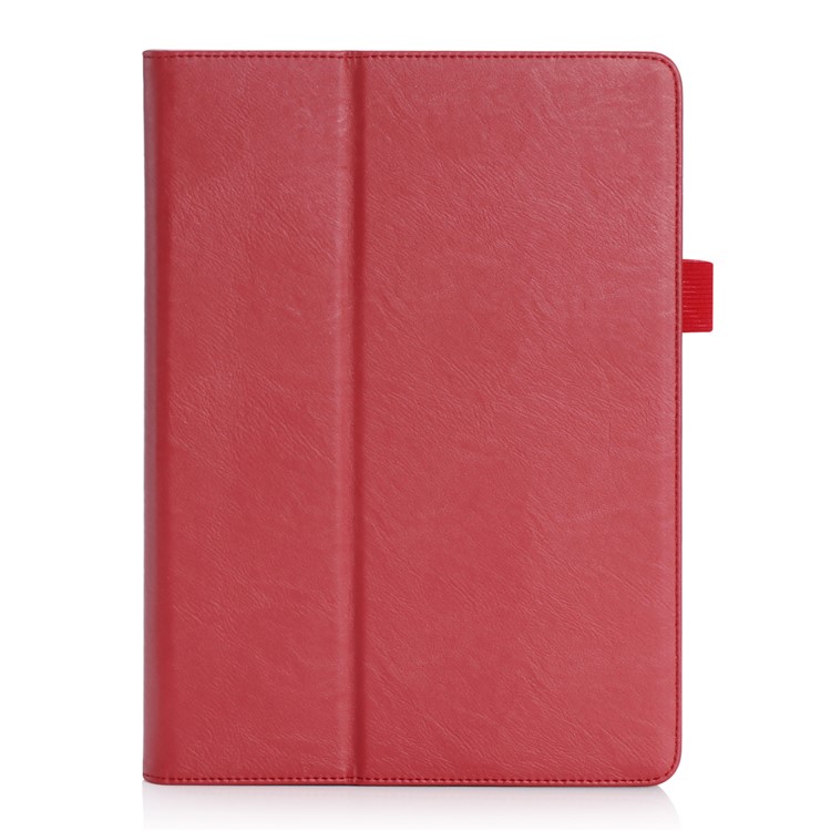 For iPad 9.7 (2018) / 9.7 (2017) SIM/Credit Card Slots Smart Awakening Leather Tablet Cover - Red-2