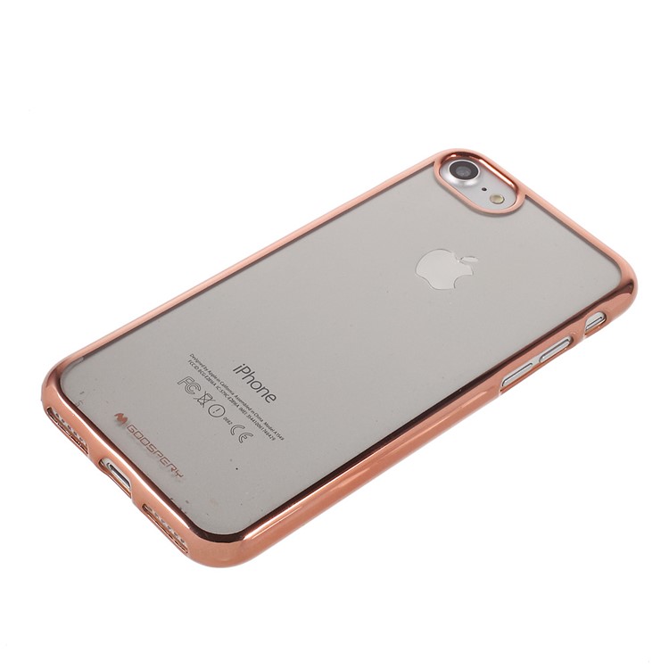 MERCURY GOOSPERY Ring 2 Case for iPhone 8 / 7 4.7 inch Electroplating TPU Soft Case - Rose Gold-2