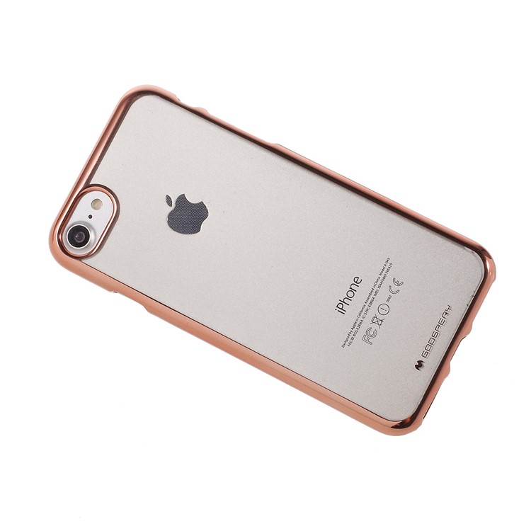 MERCURY GOOSPERY Ring 2 Case for iPhone 8 / 7 4.7 inch Electroplating TPU Soft Case - Rose Gold-5