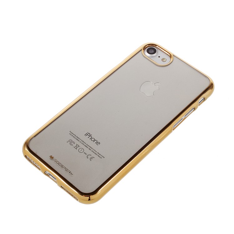 MERCURY GOOSPERY Ring 2 Case Electroplating TPU Mobile Shell for iPhone 8 / 7 4.7 inch - Gold-2