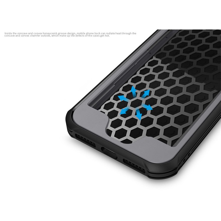 BOW for iPhone 7 Plus 360 Degree Protection Shock Absorption Soft TPU Phone Case - Black / Grey-5