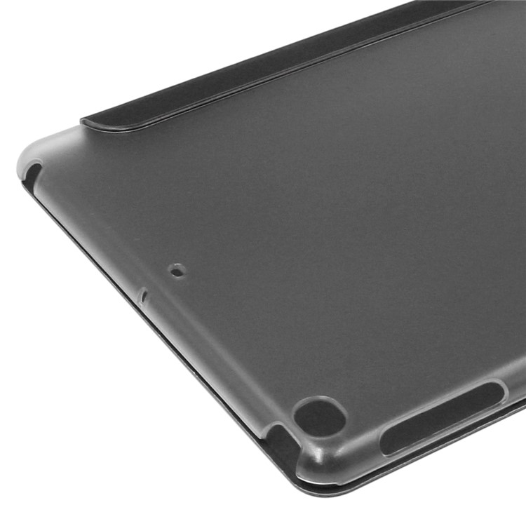 ENKAY Toothpick Grain Smart Leather Tri-fold Stand Case for iPad 9.7 inch (2017) - Black-6