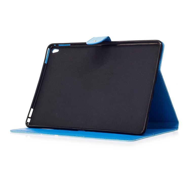 Pattern Printing Leather Wallet Stand Case Accessory for iPad Pro 9.7 inch - Giraffe is Riding Dolphin-4