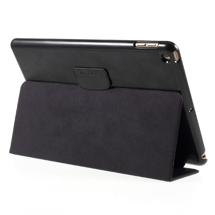 G-CASE PU Leather Flip Case for iPad 9.7 (2017) - Black-6