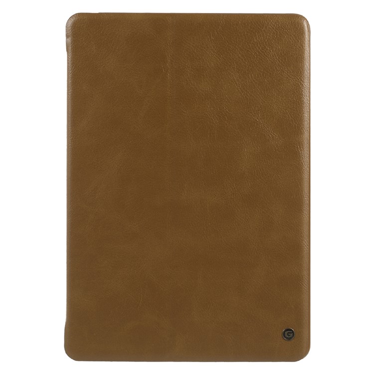

G-Чехол для iPad 9.7(2017) PU кожаный защитный оболочки - Хаки, iPad 9.7 (2017)