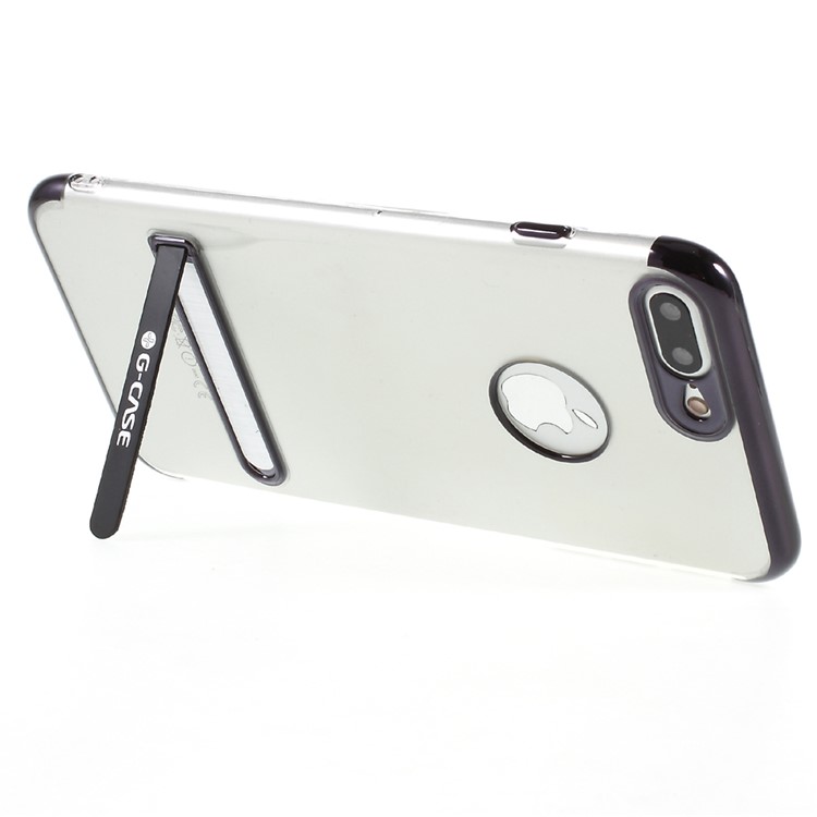 G-CASE Soft TPU Kickstand Case cover for iPhone 7 Plus 5.5 inch - Black-4