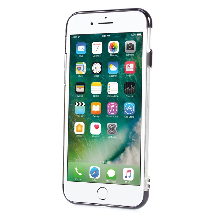 G-CASE Soft TPU Kickstand Protection Phone Case for iPhone 7 4.7 inch - Black-2