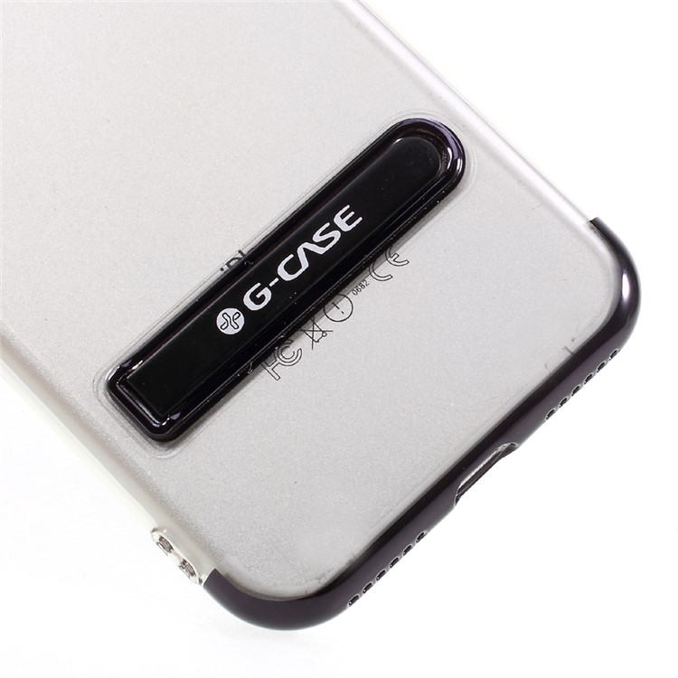 G-CASE Soft TPU Kickstand Protection Phone Case for iPhone 7 4.7 inch - Black-7