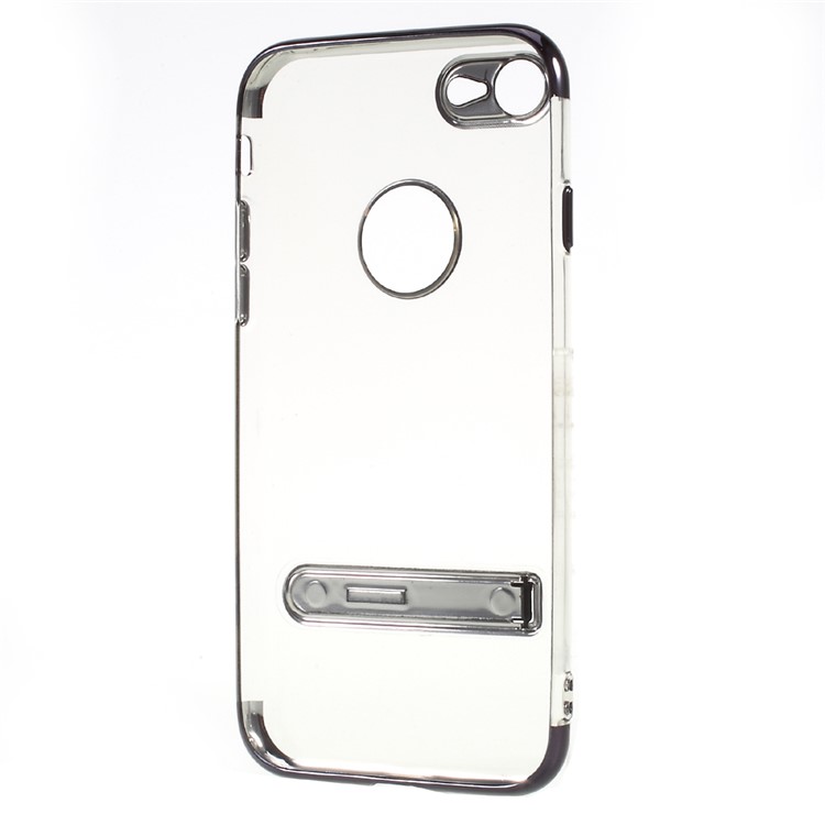 G-CASE Soft TPU Kickstand Protection Phone Case for iPhone 7 4.7 inch - Black-8
