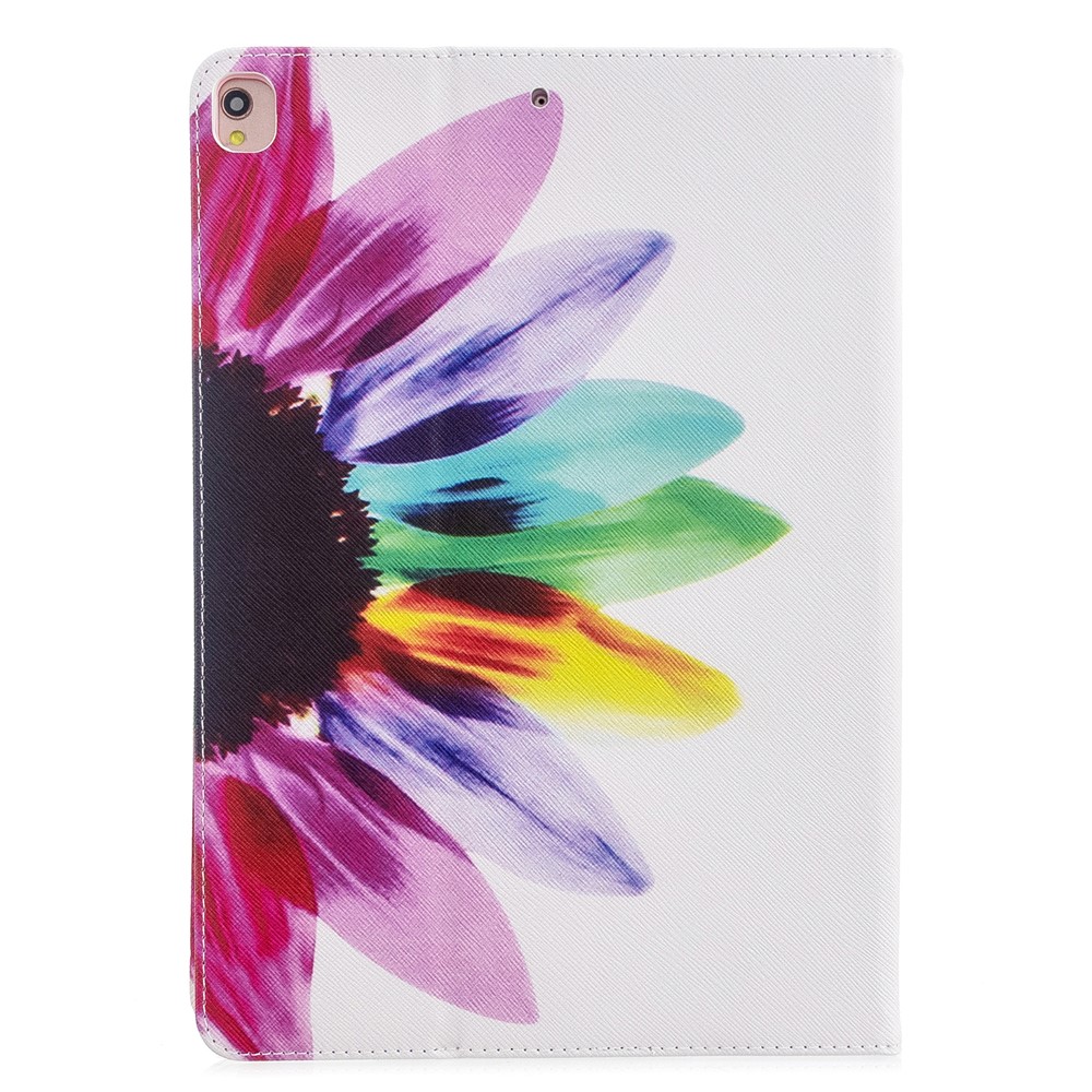 Pattern Printing PU Leather Wallet Stand Cover for iPad Air 10.5 (2019) / Pro 10.5-inch (2017) - Colorful Petals-3