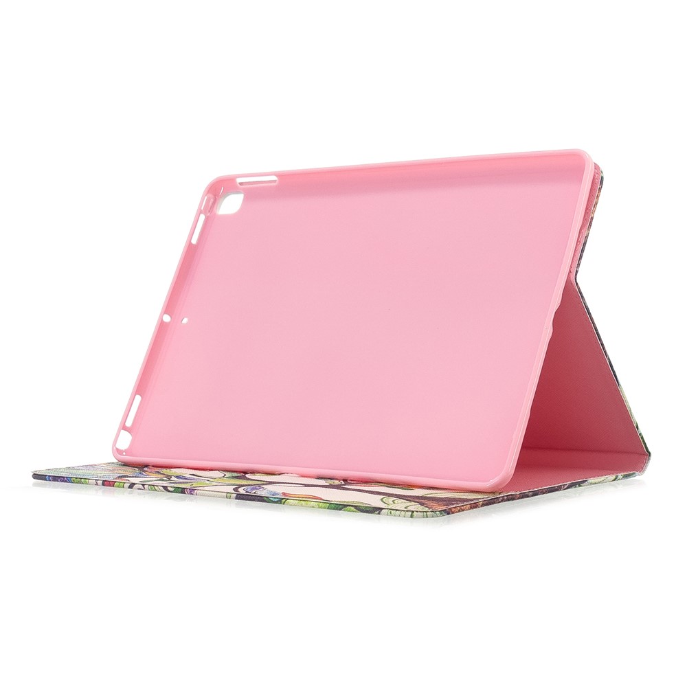 For iPad Air 10.5 (2019) / Pro 10.5-inch (2017) Pattern Printing Leather Wallet Case with Stand - Colorized Tree-5