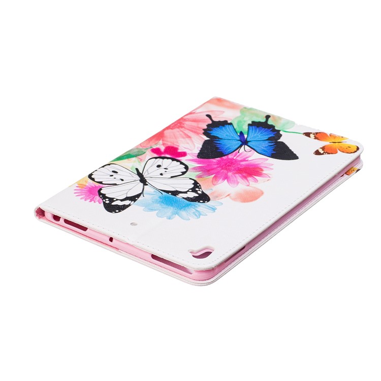 For iPad mini 5 Pattern Printing Wallet Leather Tablet Case with Stand - Vivid Butterflies-5