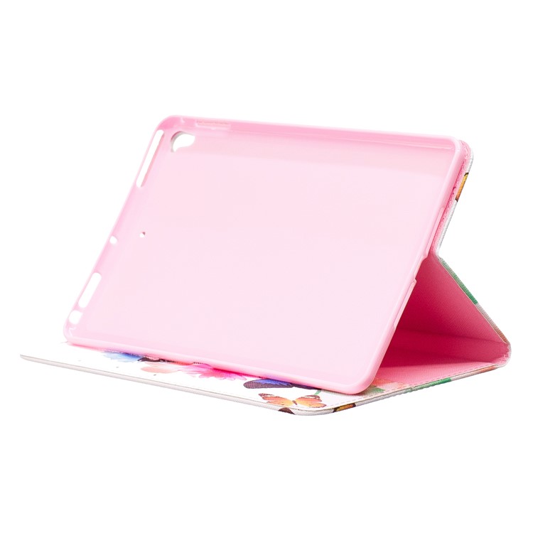 For iPad mini 5 Pattern Printing Wallet Leather Tablet Case with Stand - Vivid Butterflies-7