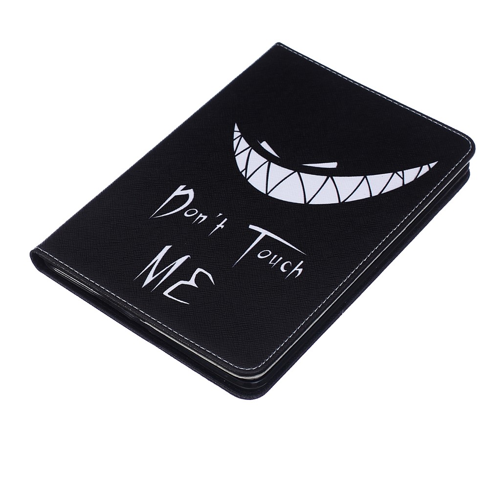 Patterned Leather Wallet Tablet Protective Shell for iPad mini 1 2 3- Do Not Touch Me-3