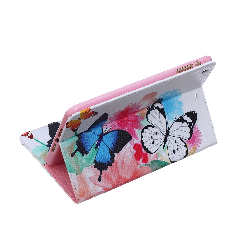 Patterned Wallet Leather Case Accessory for iPad mini 1 2 3 - Vivid Butterflies-6
