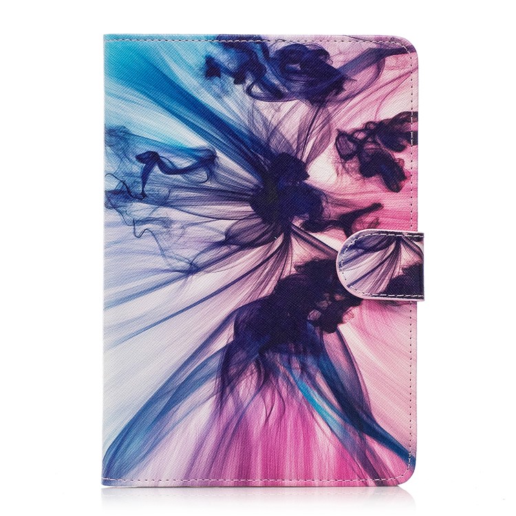 For iPad mini 3 Printing Pattern Leather Wallet Flip Case with Stand - Color Ink-1