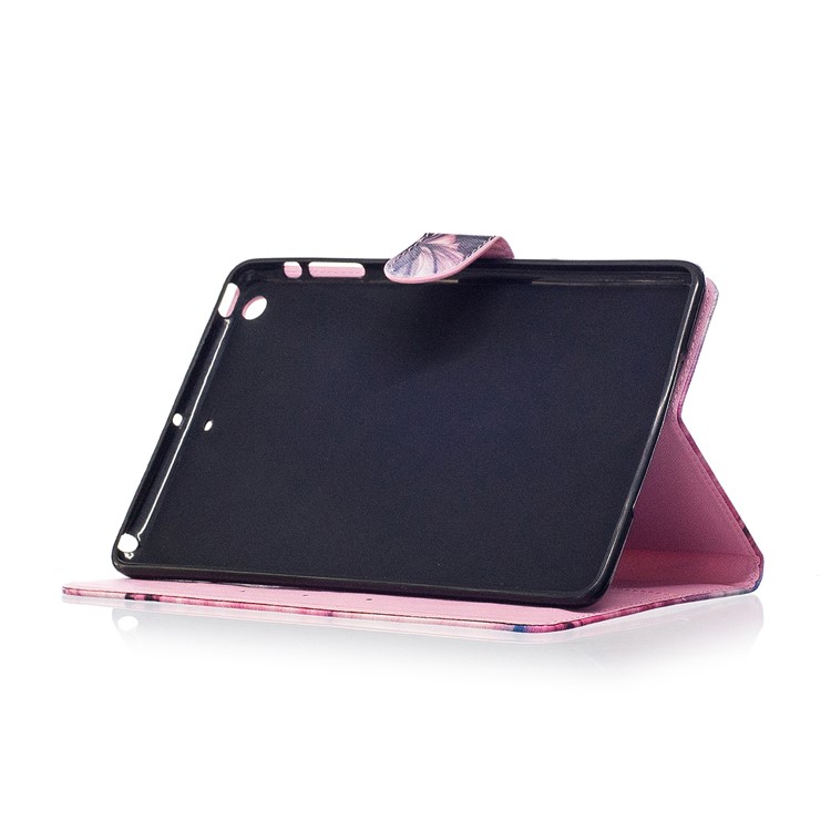 For iPad mini 3 Printing Pattern Leather Wallet Flip Case with Stand - Color Ink-4